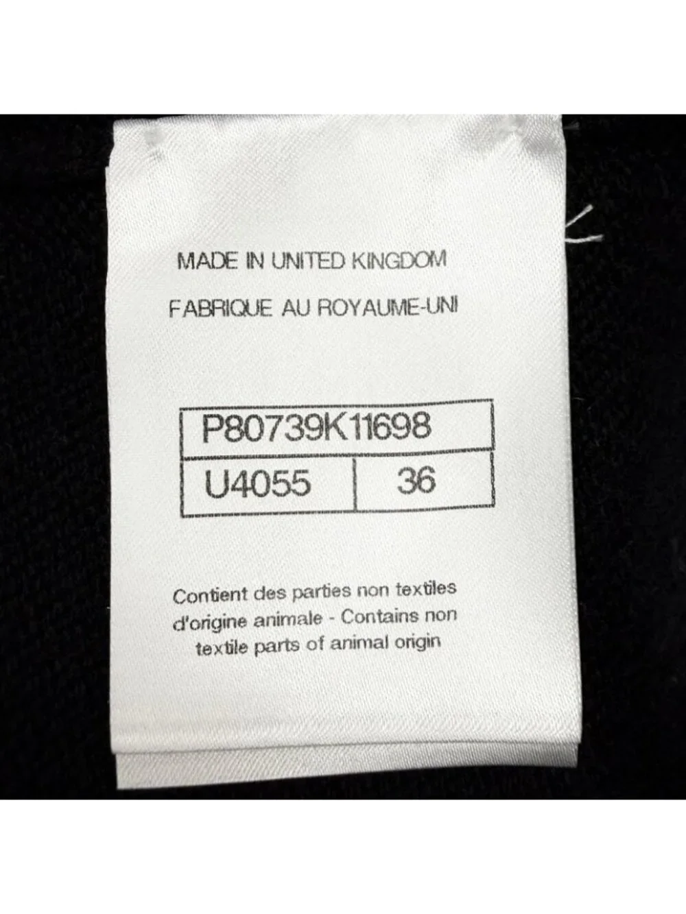 Chanel Cashmere Ribbon CC Logo Button Set 36 UK